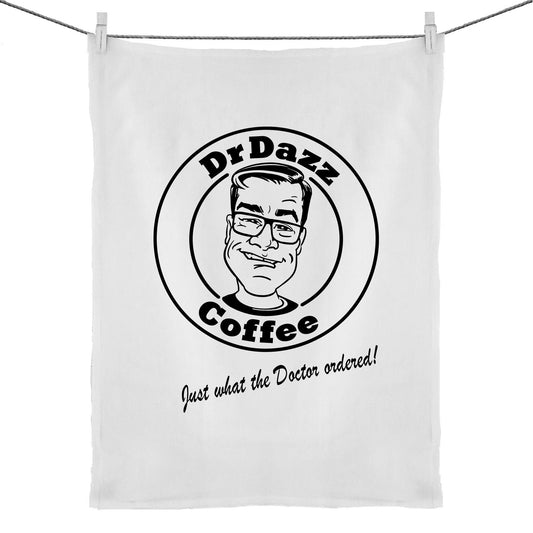 DrDazz Coffee 50% Linen 50% Cotton Tea Towel